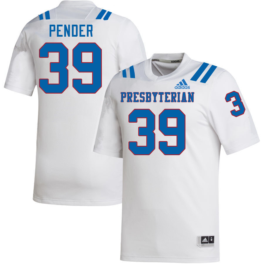 Men-Youth #39 Andrew Pender Presbyterian Blue Hose 2023 College Football Jerseys Stitched-White